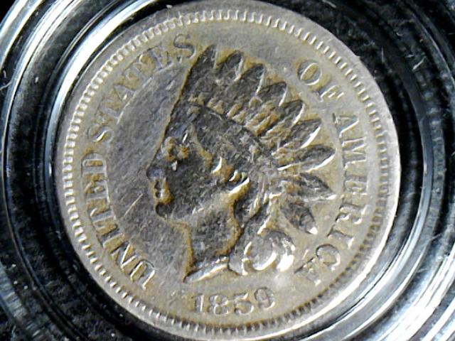 1859 P Indian Head Cent