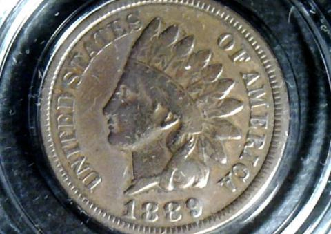 1889 P Indian Head Cent