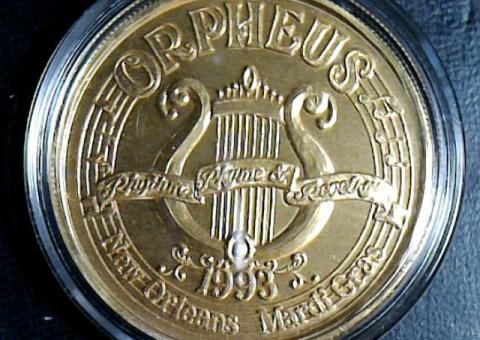 1997 Krewe Of Orpheus Doubloon