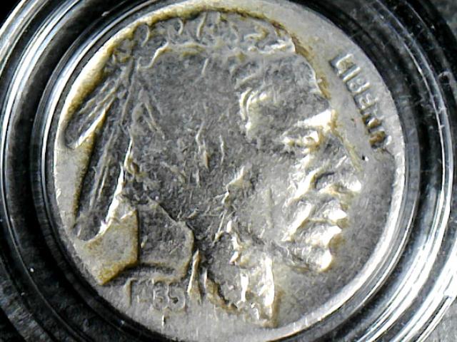 1935 D Indian Head Nickle
