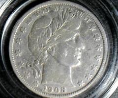 1908 D Barber Half Dollar